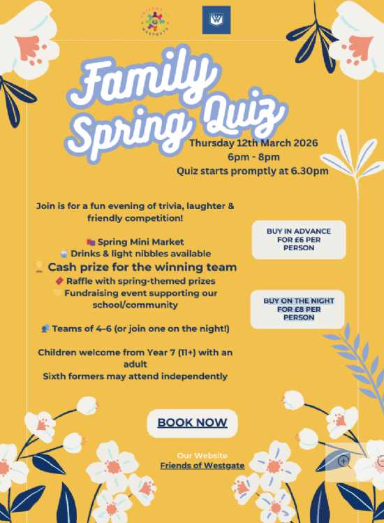 Family Spring Quiz... You're Invited!